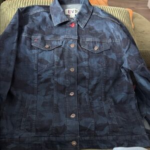 Levi's Dark Blue Camouflage Denim Jacket